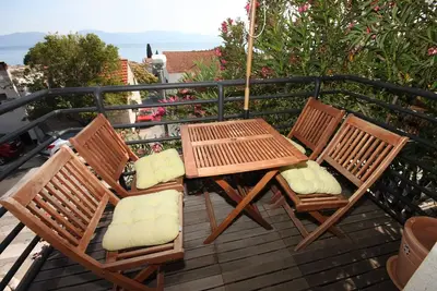 Image de Appartement de deux chambres avec le balcon et la vue sur le mer Gradac, Makarska (A-6661-a)