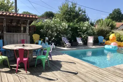 Image de Villa de 150 m2 avec piscine  - A 300 m. de la Plage