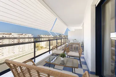 Image de Bel appartement familial près de la plage. Piscine / Wifi