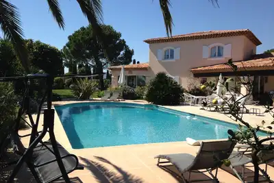 Image de Appartement deux pièces dans une villa avec piscine Grasse-Plascassier
