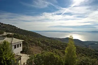 Image de Maisons Pelion | Villa Selini grande villa traditionnelle avec piscine et vue imprenable