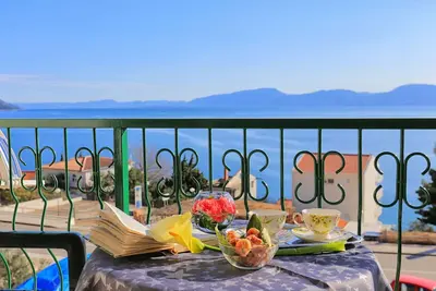 Image de Appartement d'une chambre avec le balcon et la vue sur le mer Podaca, Makarska (A-11588-b)