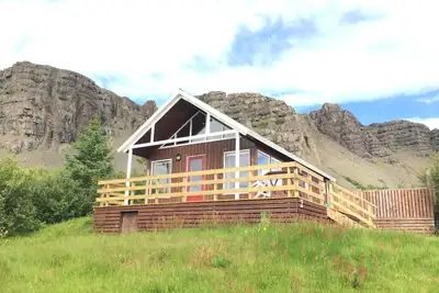 Image de Múlakot 2 -Cabine Dans un endroit magnifique avec une vue imprenable depuis le porche