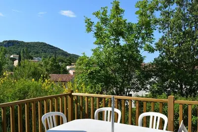 Image de Maison duplex cosy 3 pièces, 6 pers. avec terrasse, parking, Wifi et animaux admis - Grospierres