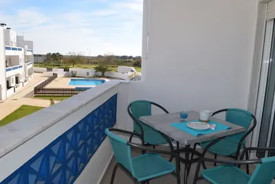 Image de Appartement Santa Luzia - Appartement de 2 chambres dans une copropriété avec piscine et proche de la plage