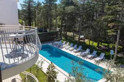 Image de Appartement d'une chambre avec la terrasse Jadranovo, Crikvenica (A-5521-c)