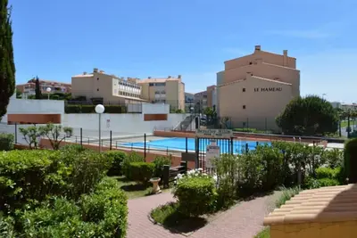 Image de Appartement 3 pièces, piscine, à 100m de la plage, avec garage privatif, Cap d'Agde