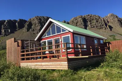 Image de Múlakot 1 - Cabane de campagne confortable avec sauna et vue imprenable