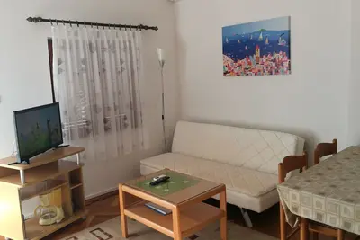 Image de Appartement de deux chambres avec la terrasse et la vue sur le mer Zdrelac, Pasman (A-8046-a)