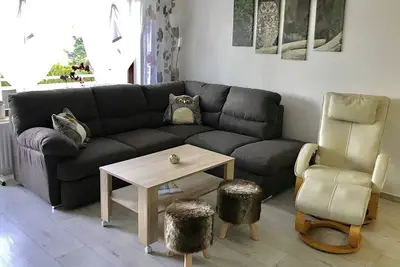 Image de bel appartement moderne dans le haut lieu du Harz! Eulennestchen S. 1 Wlan chien