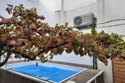 Málaga maison entière, jacuzzi ext, solarium, Wifi, double vitrage