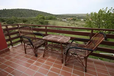 Image de Appartement d'une chambre avec le balcon et la vue sur le mer Ljubac, Zadar (A-6141-b)