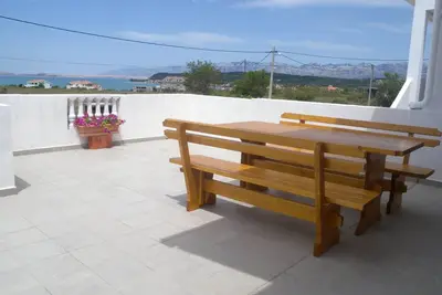 Image de Appartement de trois chambres avec la terrasse et la vue sur le mer Ljubac, Zadar (A-6141-a)