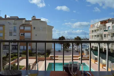 Image de Cap d'Agde: Appt 2 pièces cabine, 6 couchages, proche plage, loggia, parking