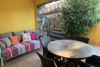 Image de Appartement climatisé à Collioure : Terrasse, Wi-Fi, Piscine chauffée, Parking privé.