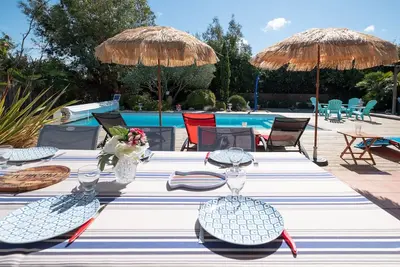 Image de Villa CARAÏBE 150 m2 Clim, Pisc PRIVÉE Chauff, Spa ABRITÉ 3' Cap Ferret-Andernos