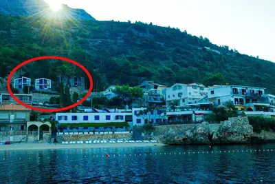 Image de Garçonnière avec le balcon Drasnice, Makarska (As-3330-a)