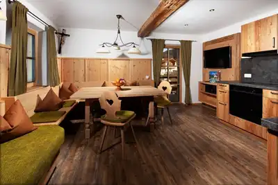 Image de Ferienwohnung Nr. 5, 1-5 Personen, 73 qm, Dusche/Wc+ extra Wc, Terrasse, Tv, W-Lan, 2 Schlafzimmer, 2 Zusatzliegen, Nebenhaus