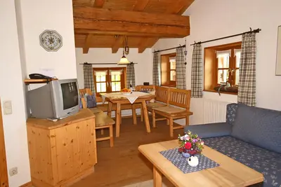 Image de Ferienwohnung \"Geigelstein\" 60 qm mit zwei Schlafzimmer und Balkon°