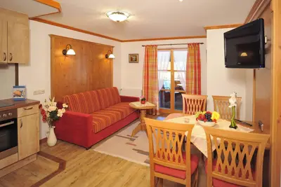 Image de Zwei-Raum-Ferienwohnung Komfort - Walmberg -, 45 qm, Dusche/Wc, Küche, Balkon