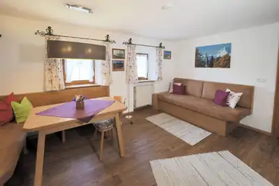 Image de Ferienwohnung \"Watzmann\" für 1-2 Pers. , ca. 35 m², 1 Schlafzimmer, Wohnküche, Terrasse