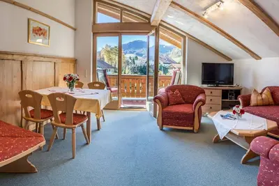 Image de Ferienwohnung -15- (80qm), Balkon, Küche extra, 2 Schlafzimmer, 1 Wohnzimmer, max 5 Pers, Wlan