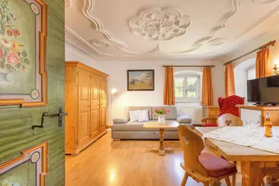 Image de Ferienwohnung \"Enzian\" (40qm), Südostbalkon, Kochnische, 1 Schlaf- und 1 Wohn-/Schlafzimmer, max 4 Pers, Wlan