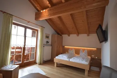 Image de 4. Fewo Fellhorn, 32 qm, 1-2 Pers. , 1 Wohn-Schlafraum mit Kochnische, Süd-Balkon