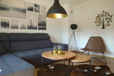 Image de Ferienwohnung -1/1214- (70qm), Terrasse, Küchenzeile, Holzofen, 2 Schlafzimmer und 1 Wohnzimmer, max 4 Pers, Wlan