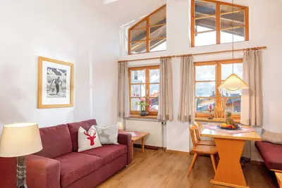 Zwei-Raum-Ferienwohnung (5) 42qm, Dusche/Wc, Extra-Schlafzimmer, Küchenzeile, Balkon