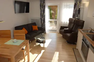 Image de Krokus-Apartment für 2 Personen, separates Schlafzimmer, Terrasse, 46 m²