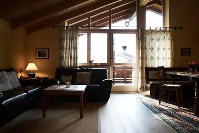 Image de Ferienwohnung für 2-4 Personen, ca. 80 m², 2 Schlafzimmer, Wohnzimmer mit integrierter Küche, Freisitz