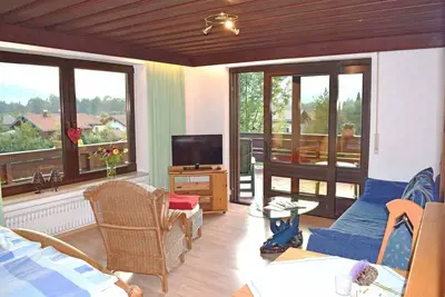 Image de Appartement Almblick (38 qm), 1 Wohn-Schlafraum, Terrasse, Wlan, max. 3 Pers.