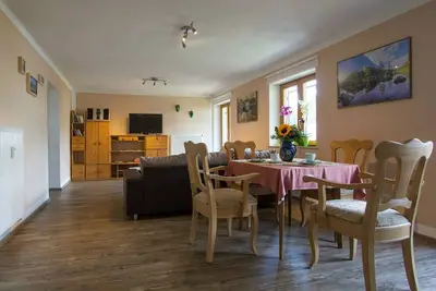 Image de Nichtraucher-Ferienwohnung für 2 Pers. , ca. 56 m², Schlafzimmer, Wohnküche, Balkon