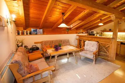 Image de Ferienwohnung am Märchenwald (48qm), Balkon, Kochnische, 1 Schlaf-und 1 Wohn-/Schlafzimmer, max 4 Personen
