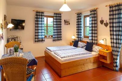 Image de Lavendel-Appartement, 26 qm Erdgeschoss, kombinierter Wohn- und Schlafraum