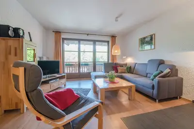 Image de Ferienwohnung -4/1234- (70qm), Balkon, KĂĽche extra, Holzofen, 2 Schlafzimmer und 1 Wohnzimmer, max 4 Pers, Wlan