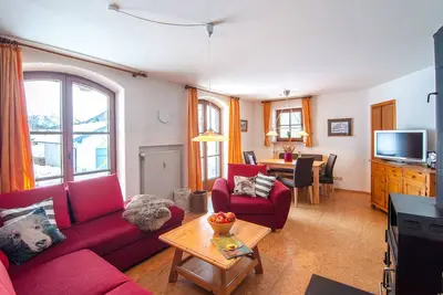 Image de Ferienwohnung -3/1165- (80qm), Terrasse, KĂĽche extra, Holzofen, 2 Schlafzimmer und 1 Wohnzimmer, max 4 Pers, Wlan