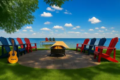 Image de Magnifique chalet au bord de l'eau (lac Simcoe)