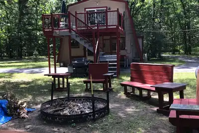 Image de Grande maison de vacances près du barrage de Tippy, dans la forêt nationale de Manistee