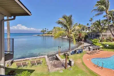 Image de Oceanfront Honokeana Cove w. Des tortues! Unité 204 Air cond 1 ch + loft ch, 2 ba
