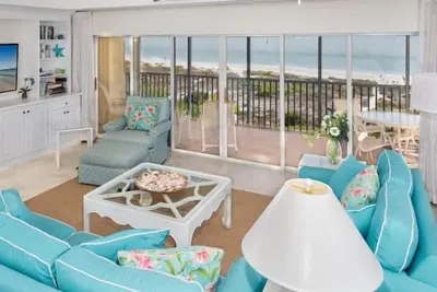 Image de Vues directes incomparables sur le golfe depuis cette unité élégante et spacieuse située au dernier étage