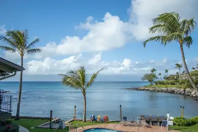 Image de Unité # 207 Oceanfront 1 ch + loft ch! Panorama de la crique d'Honokeana. Nager w. Tortues