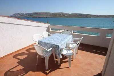 Image de Appartement de deux chambres prés de la plage Kustici, Pag (A-6376-c)