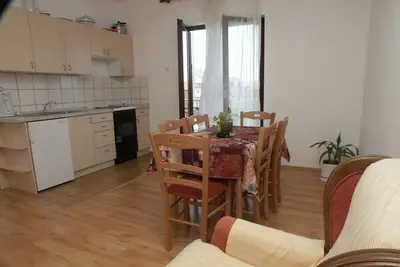 Appartement de deux chambres avec la terrasse et la vue sur le mer Selce, Crikvenica (A-2404-b)