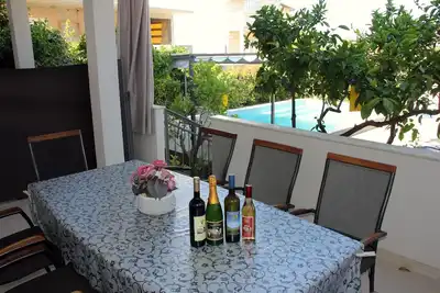 Image de Appartement de deux chambres avec la terrasse Orebic, Peljesac (A-14644-a)