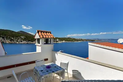 Image de Appartement de deux chambres prés de la plage Baie Pokrivenik, Hvar (A-5231-c)