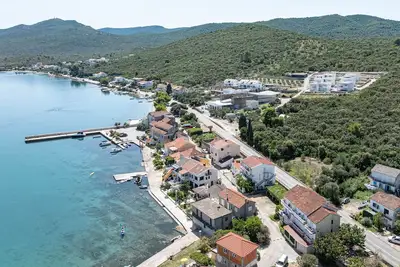 Image de Appartement d'une chambre avec le balcon et la vue sur le mer Drace, Peljesac (A-14019-c)