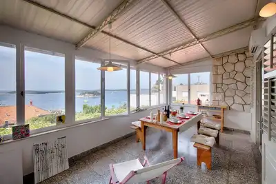 Image de Appartement de deux chambres avec air conditionné Hvar (A-14197-a)