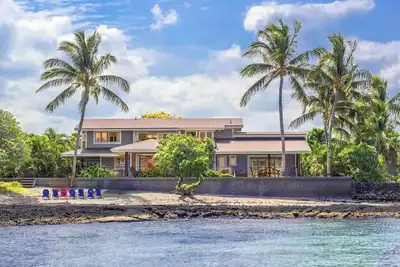 Image de Villa de luxe sur la plage de Puako avec Guest House à Puako